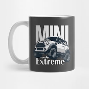 Car mini retro offroad extreme white Mug